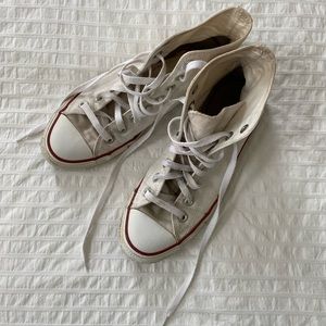 White High Top Converse